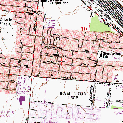 Topographic Map of Apostolic Church of Truth, OH