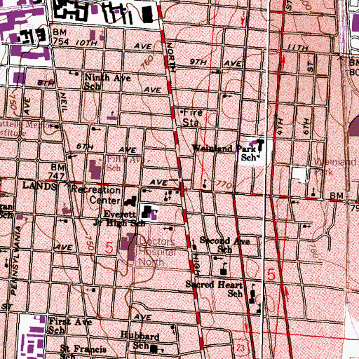 Topographic Map of Metropolitan Community Church, OH