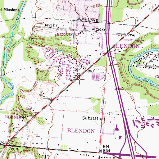 Topographic Map of Northland Church of the Nazarene, OH