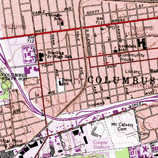Topographic Map of Progressive Holiness Church, OH