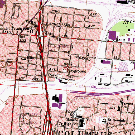 Topographic Map of Unveiling and Unfolding of the Truth Ministries, OH