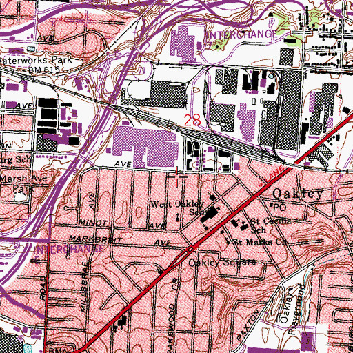 Topographic Map of Gods Holy Church, OH