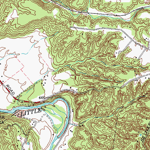 Topographic Map of Clermont County, OH