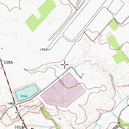 Topographic Map of Clinton County, OH