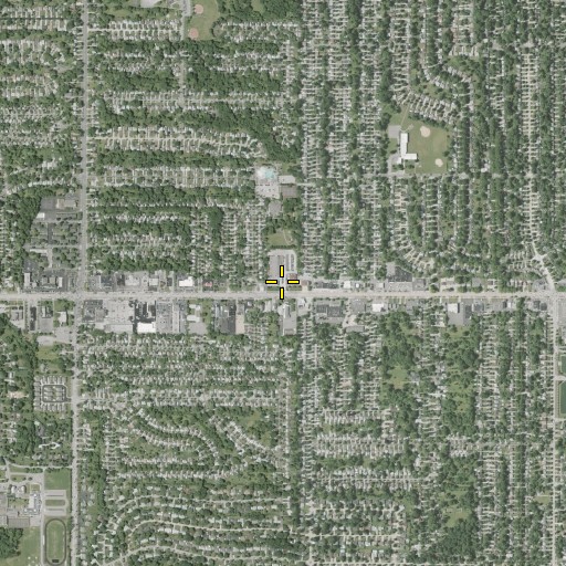Aerial/Satellite Image of Lyndhurst City Hall, OH