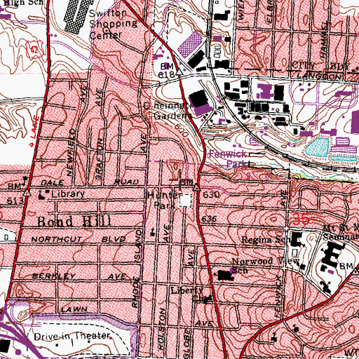 Topographic Map of Swifton Chapel Church of God, OH