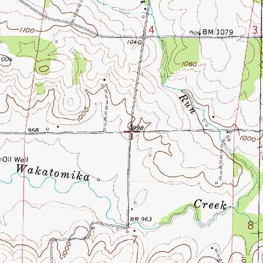 Topographic Map of Front Royal (historical), OH