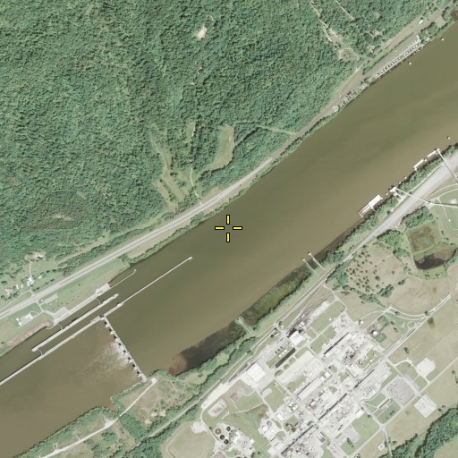 Aerial/Satellite Image of Allen Run, OH