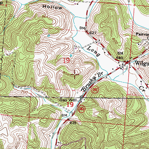 Topographic Map of Alltop Hollow, OH