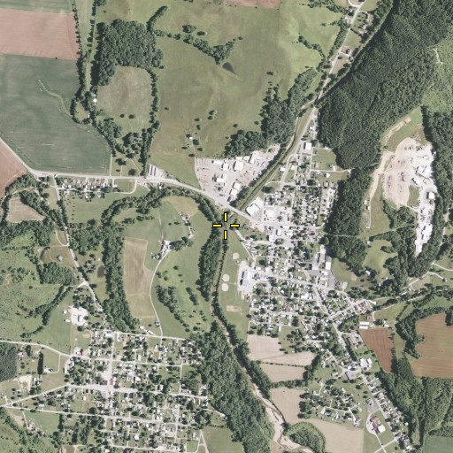 Aerial/Satellite Image of Laurel Run, OH
