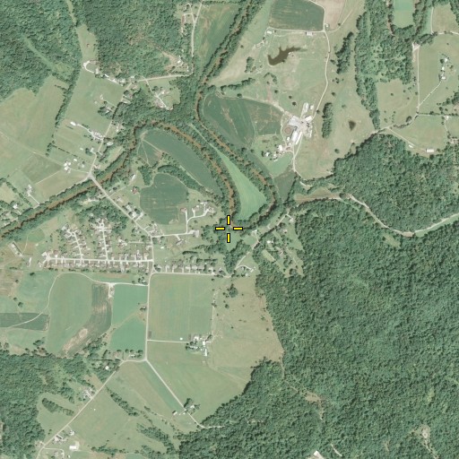 Aerial/Satellite Image of Lick Run, OH