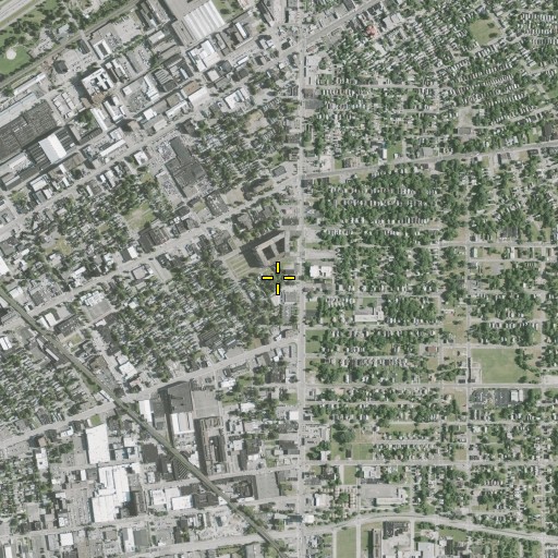 Aerial/Satellite Image of Church of God (historical), OH