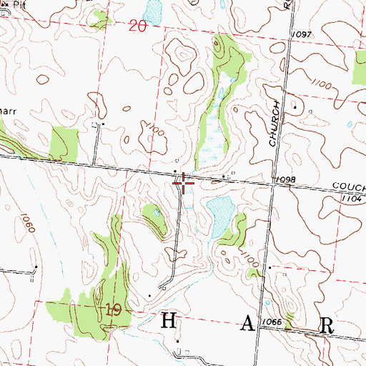 Topographic Map of School Number 5 (historical), OH