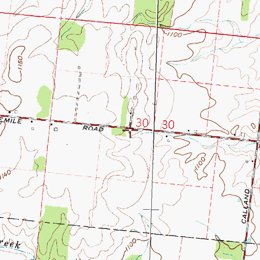 Topographic Map of Speece School (historical), OH