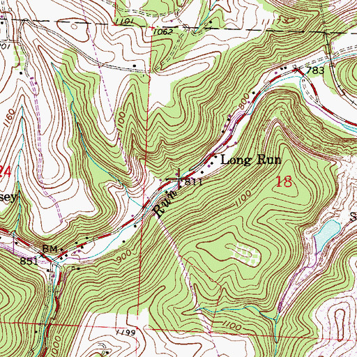 Topographic Map of Startle (historical), OH