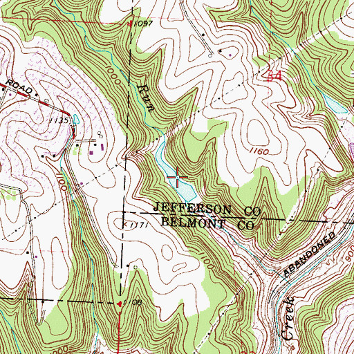 Topographic Map of Dorothy Mine Pond, OH