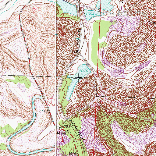 Topographic Map of Georgetown Plant Upper Supply Pond, OH