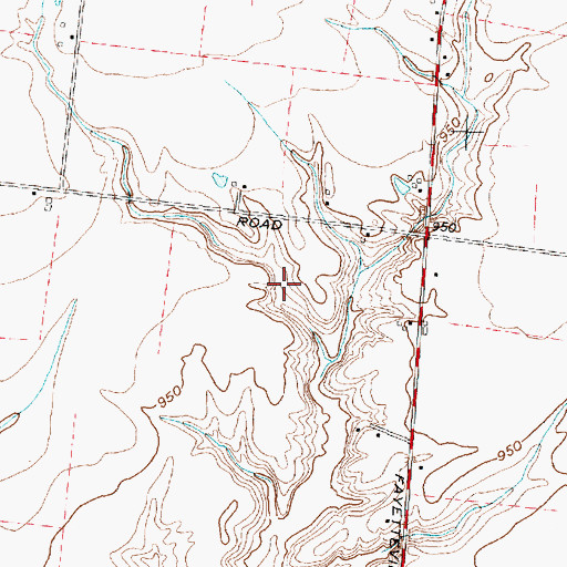Topographic Map of Lake Fichtelberg, OH