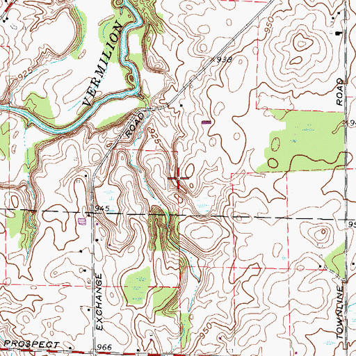 Topographic Map of White Pond Dam, OH