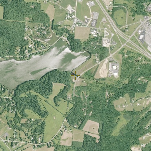 Aerial/Satellite Image of Lake Logan Dam, OH
