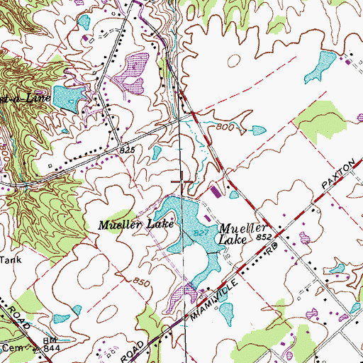 Topographic Map of Syrian Shrine Oasis Lake Dam, OH