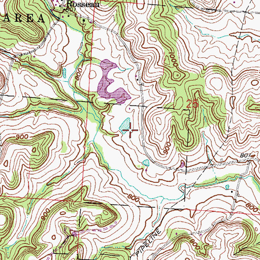 Topographic Map of Wildlife Pond Dam 9417-001, OH