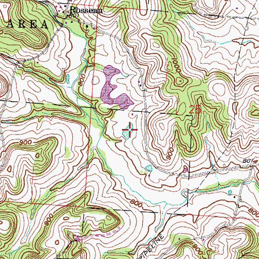 Topographic Map of Wildlife Pond 9417-001, OH