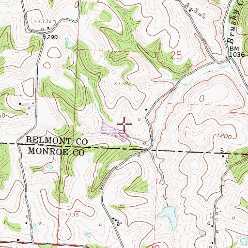 Topographic Map of Blatt Pond Dam, OH