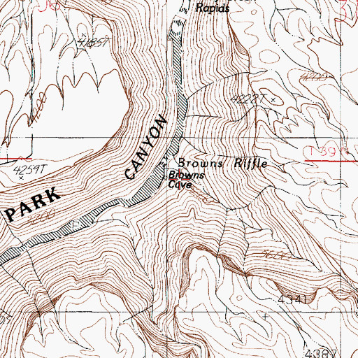 Topographic Map of Salt Water Wash, AZ