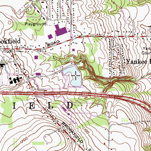 Topographic Map of Kirila Pond, OH
