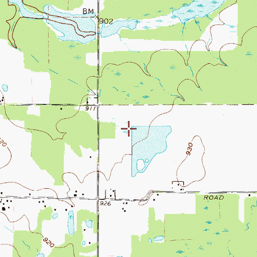Topographic Map of Wildlife Pond 1306-004 Dam, OH