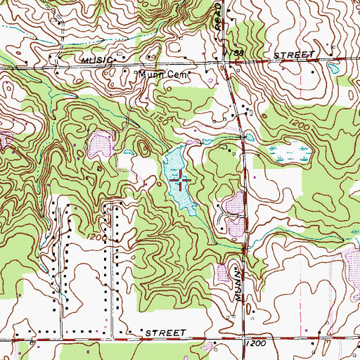 Topographic Map of Ohnoname 15 Reservoir, OH