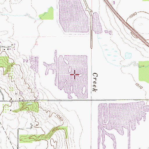 Topographic Map of Calvins Marsh Reservoir, OH