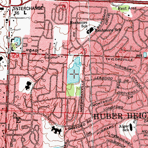 Topographic Map of Spring Lake, OH