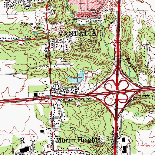 Topographic Map of Ohnoname 19 Reservoir, OH