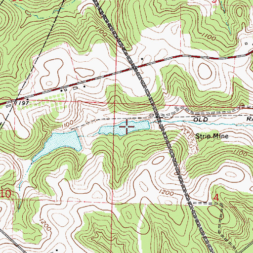 Topographic Map of Stanley Lake 006, OH