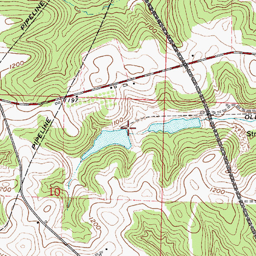Topographic Map of Stanley Lake Dam 007, OH