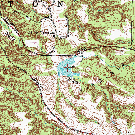 Topographic Map of Kendall Lake, OH