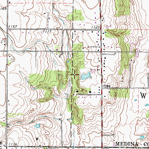 Topographic Map of Zuber Pond, OH