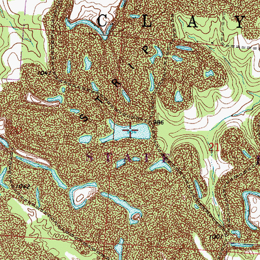 Topographic Map of Perry Reclaim Dam Three Impoundment, OH