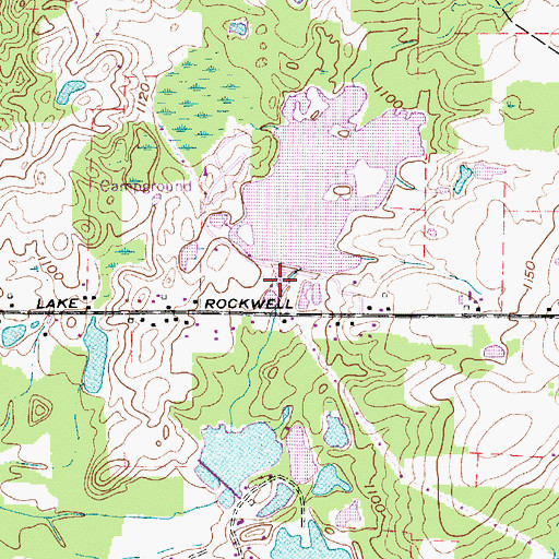 Topographic Map of Pittman Lake Dam, OH