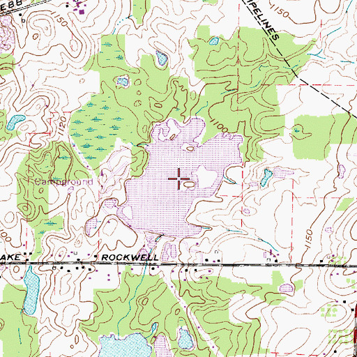Topographic Map of Pittman Lake, OH