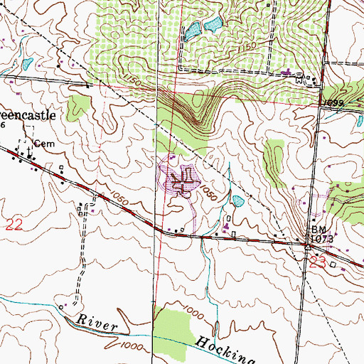 Topographic Map of Morse Pond Dam, OH