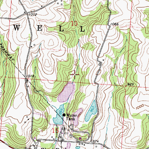Topographic Map of Central Silica Company Pond 9722-012 Dam, OH
