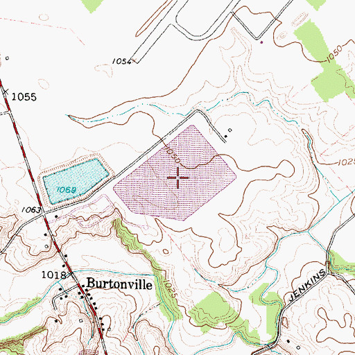 Topographic Map of Wilmington Reservoir Number Two, OH