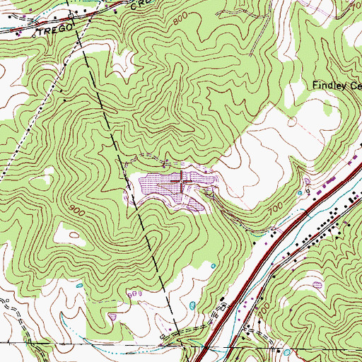 Topographic Map of Knoles Pond Dam, OH