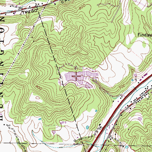 Topographic Map of Knoles Pond, OH