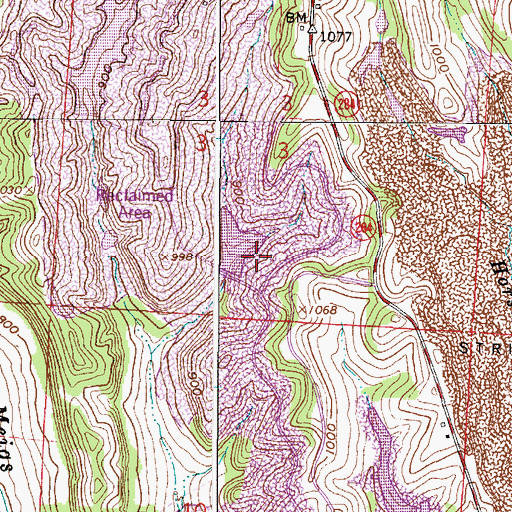 Topographic Map of Ohio Power Company Pond 9515-019 Dam, OH
