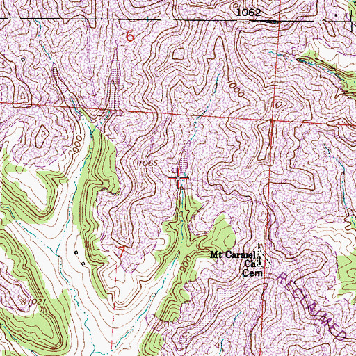 Topographic Map of Ohio Power Company Pond Mb-120 Dam, OH