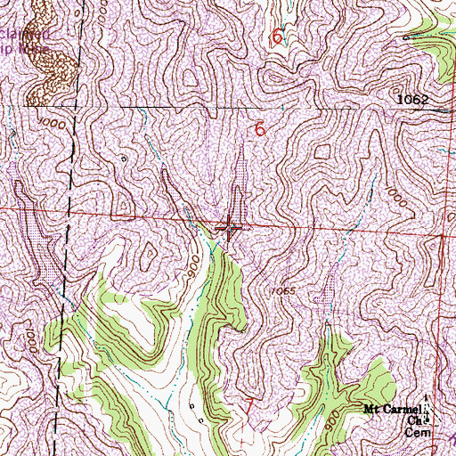 Topographic Map of Ohio Power Company Pond Mb-118 Dam, OH